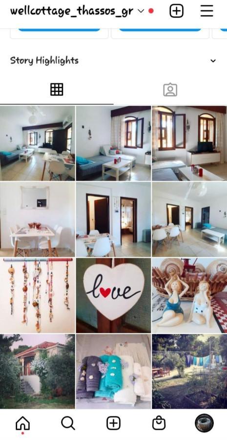 Το Σπίτι Με Το Πηγάδι - Wellcottage Thassos Skála Kallirákhis 외부 사진